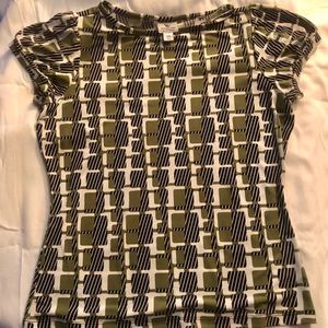 Worthington Black/White Stretchy Top PM